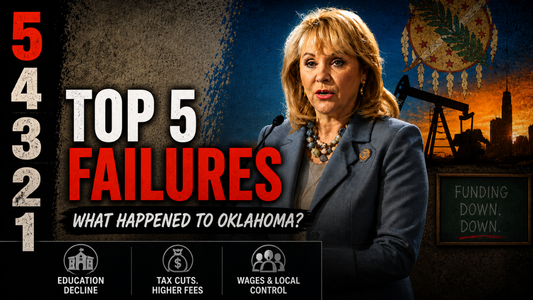 Top 5 Reasons Mary Fallin Failed Oklahoma